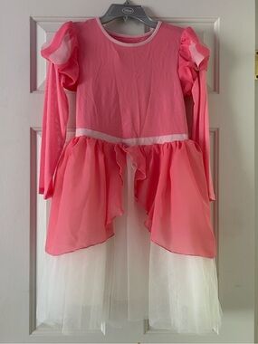 Taylor Joelle pink sea princess tutu dress size 12 human Ariel inspired disney